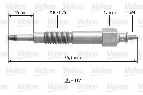 VALEO 345161 Glow Plug
